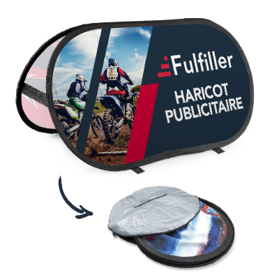 Haricot publicitaire extérieur