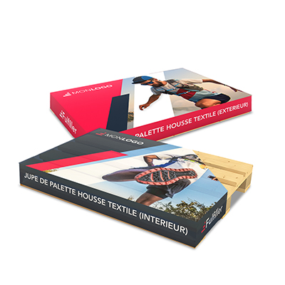 Jupe de palette housse textile