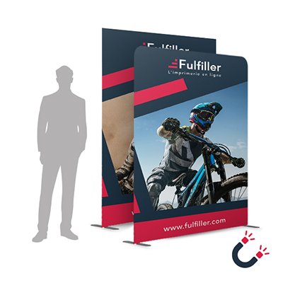 Mur d'images aimanté connectable