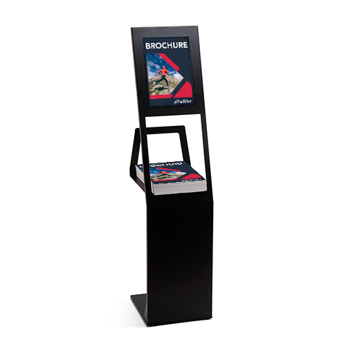 Porte brochures en métal