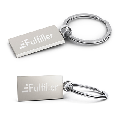 Porte clé rectangulaire