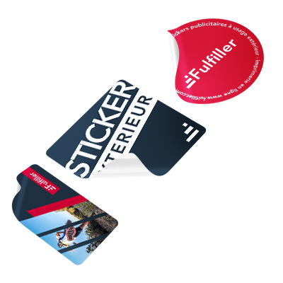 Autocollants Extérieurs Publicitaires - Stickers pour Extérieur