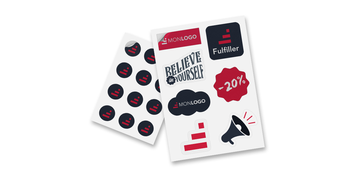 Stickers en planche