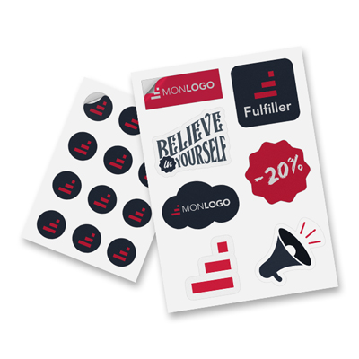 Stickers en planche
