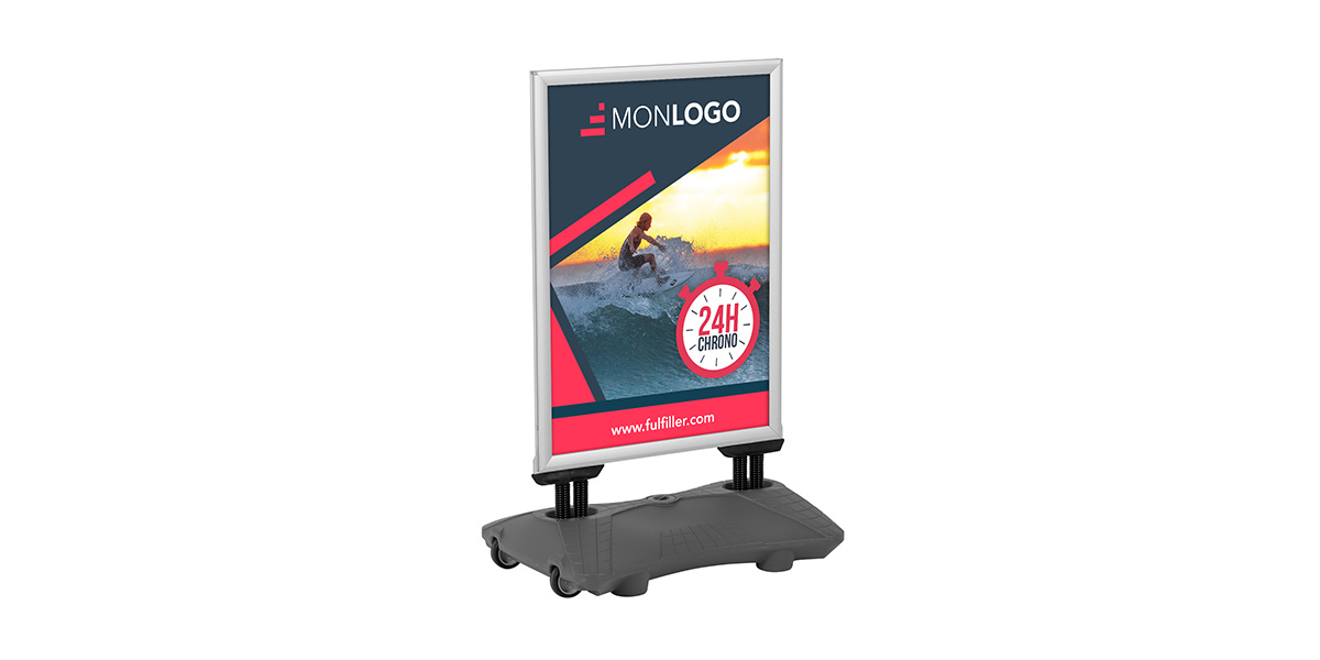 Stop trottoir résistant avec Affiches
