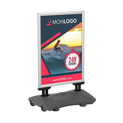 Stop trottoir résistant avec Affiches