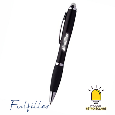 Stylo avec Led et stylet gravure laser - Cherrier Marquage