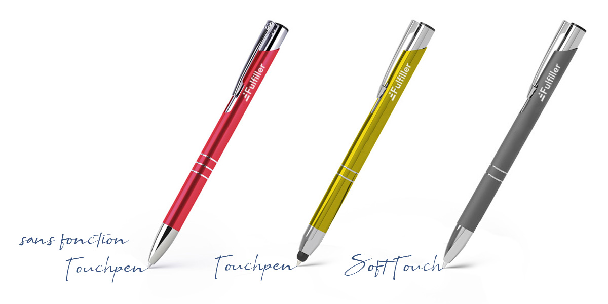 Stylo tactile personnalisé avec logo