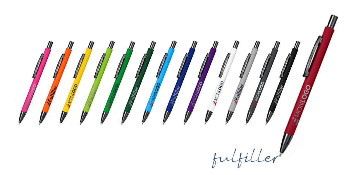 Stylo à bille en métal Soft Touch