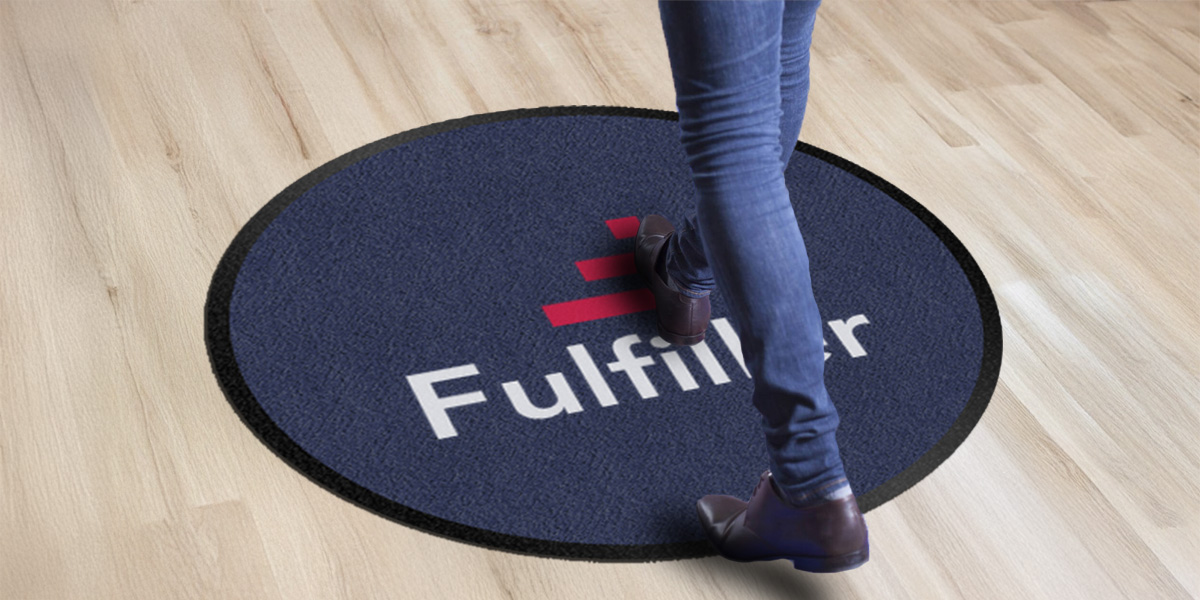 Tapis grand passage rond
