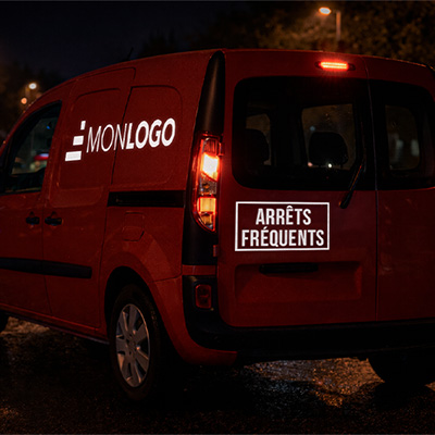 Lettrage adhésif Réfléchissant