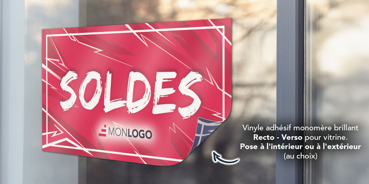 Vinyle adhésif recto verso