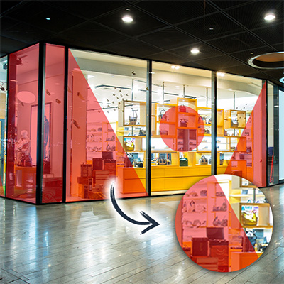 Vinyle couleur transparent