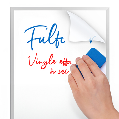 Vinyle effaçable à sec
